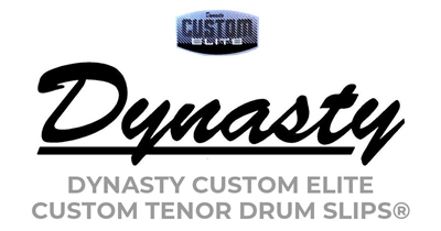 Dynasty Custom Elite Multi-Tenor Marching Drums, Sextet - Black